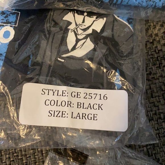 Cowboy Bebop Spike Anime Opening Credits Officially Licensed Adult T-Shirt - Picture 4 of 8